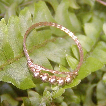 Five Little Beads 14kt Gold Filled Wirewrapped Ring