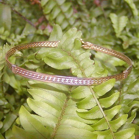 14kt Gold Filled 4-Strand Wire Wrapped Stackable Bracelet  STTS